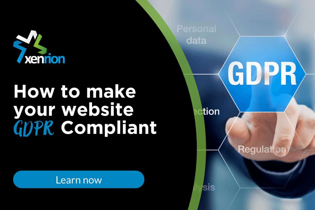 Make Your Website GDPR Compliant - XENRION