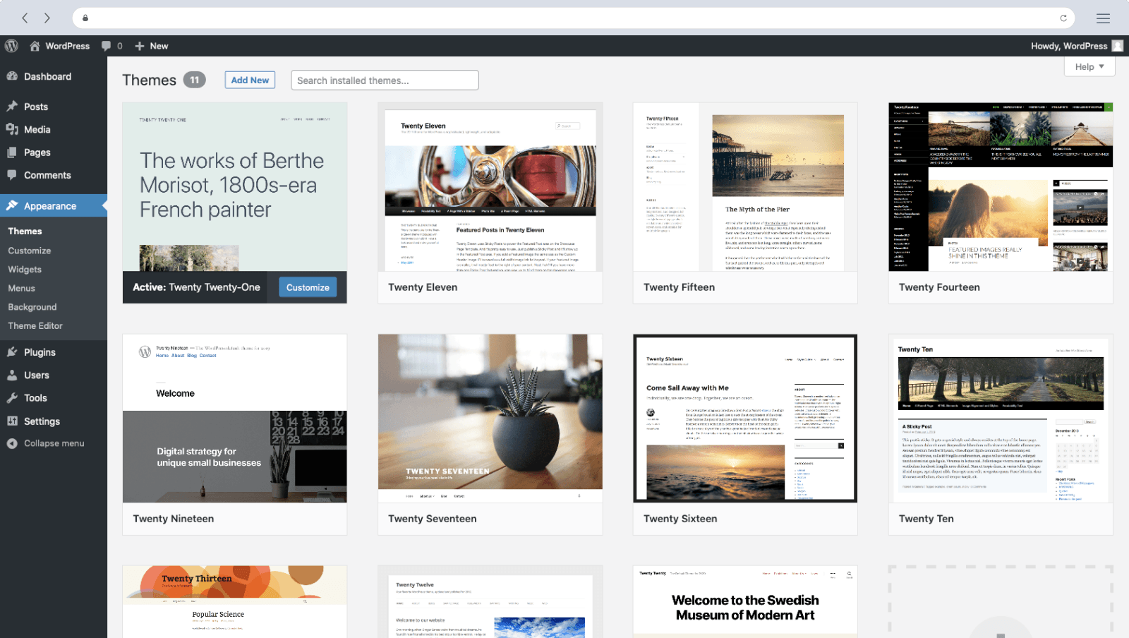 WordPress Website